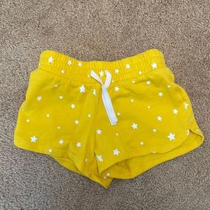 Gap kids yellow polka dot shorts